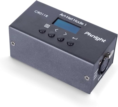 Pknight ArtNet DMX Ethernet Lighting Controller Interface 3-Pin XLR 1-Universe Bi-directional Art-Net to DMX512 Node No RDM product thumbnail 9