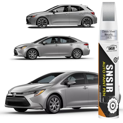 Image of Car Touch up Paint(1F7 Classic Silver Metallic) Compatible with Toyota, Car Paint Pen Scratch Repair Two-In-One Touch Up Paint, Premium Car Scratch Remover for Deep Scratches