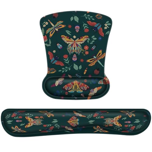 Tapis de souris ergonomique en mousse mémoire pour soulager les douleurs