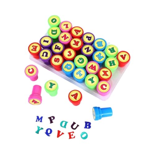 F Fityle - F Fityle Ensemble de tampons pour Enfants, tampons éducatifs, tampons décoratifs et Mignons pour l'apprentissage des Enfants, pour Les Lettres, Les Albums de, Alphabet