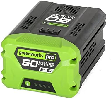 GreenWorks Pro 60-Volt Max 2.5-Amp Hours Rechargeable Lithium Ion (Li-ion) Cordless Power Equipment Battery