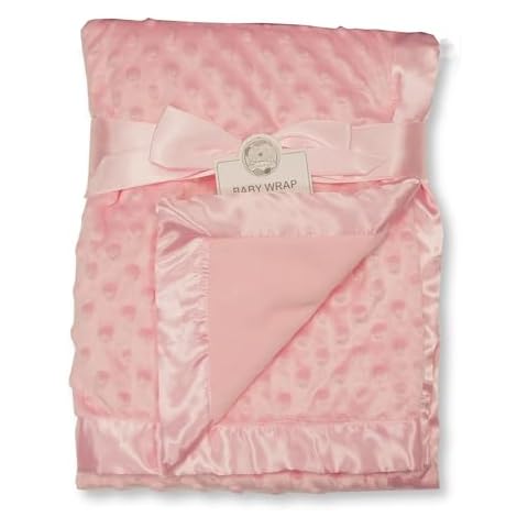 Snuggle Baby Pink Velour Bubble Wrap Blanket Cover
