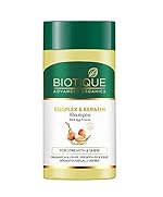 Biotique Eggplex & Keratin Shampoo for Thicker & Shinier Hair – Prevents Breakage, Gentle Cleanse | Protein Shampoo| For Men & Women – 25ml