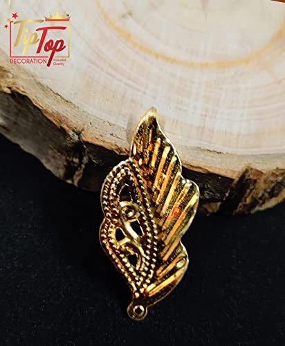 Image of Premium Golden Metal Charms Filigree Connectors for Craft and Jewellery Making Accessories DIY