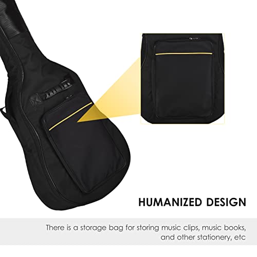 SHUIYUE Sac à Dos de Guitare de 41 Pouces Sac de Guitare en Tissu Oxford épaissi Sac à Dos avec épaules rembourrées en… - Les Beatles, Paul McCartney, John Lennon, RIngo Starr, George Harrison SHUIYUE Sac à Dos de Guitare de 41 Pouces Sac de Guitare en Tissu Oxford épaissi Sac à Dos avec épaules rembourrées en… – Image 8