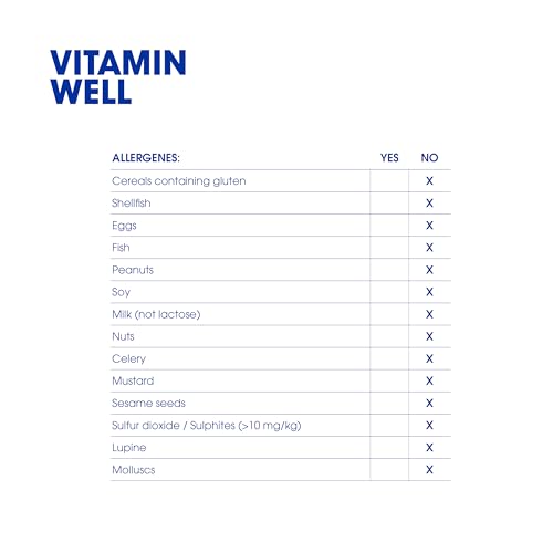 Vitamin Well Orange Flavouredwater– Rich in Vitamin C, Vitamin B6, Pantothenic Acid, Low Calorie – 12 x 500ml (ENHANCE)