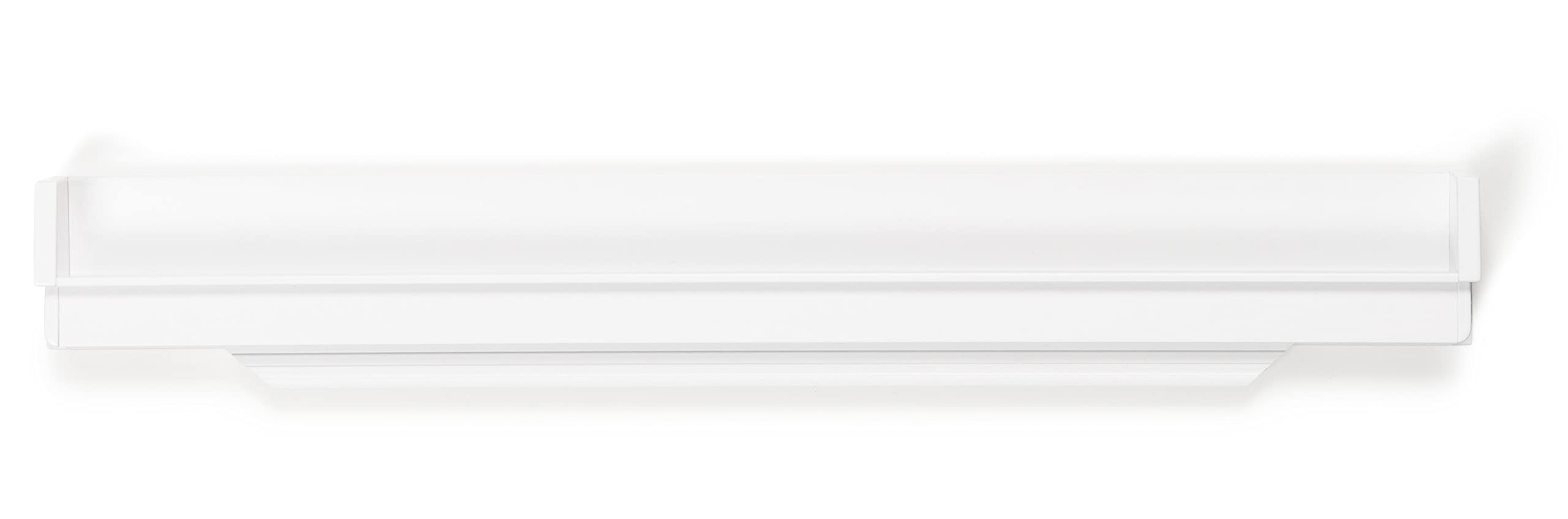 Poignée de meuble Gedotec profilée en alu blanc pour portes pliantes 110cm