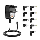 Funktioniert mit: Dieses universelle AC-Ladegerät mit 12 W ist geeignet für viele Arten von Haushaltselektronik, wie kabellose Router, Lautsprecher, CCTV, IP-Kamera, LCD, Weihnachtslicht, MP3, tragbare DVD, elektronische Spielzeuge, Baumlicht, Weihnachtsbeleuchtung, Raspberry Pi 2 3, USB 3.0 Hub, externe Festplatte, Android-TV-Box, etc. Und Micro-USB-Anschlüsse für die meisten Smartphones wie Samsung Galaxy S6 Edge S5 HTC LG Handys.