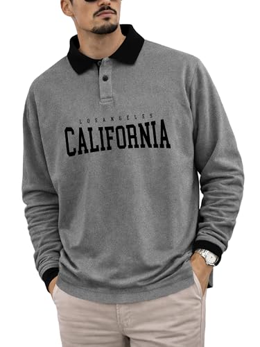 Image of Noble Monk Men's Printed Full Sleeve Casual T-Shirt | Regular Fit Polo Neck T-Shirt for Men