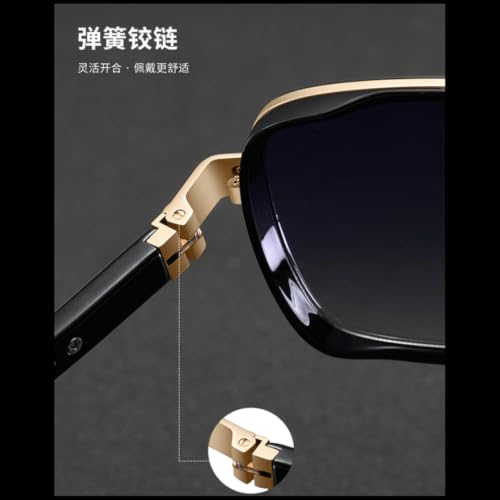 Lunettes de soleil polarisées hommes protection anti-reflet double pont