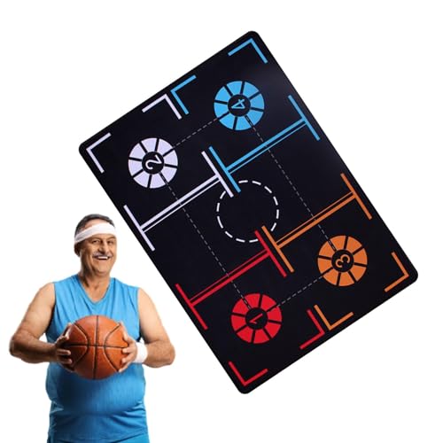 Tapis d'entraînement de basket-ball en caoutchouc antidérapant Teksome