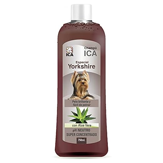 ICA CHPM19 Champú con Aloe Vera para Yorkshire
