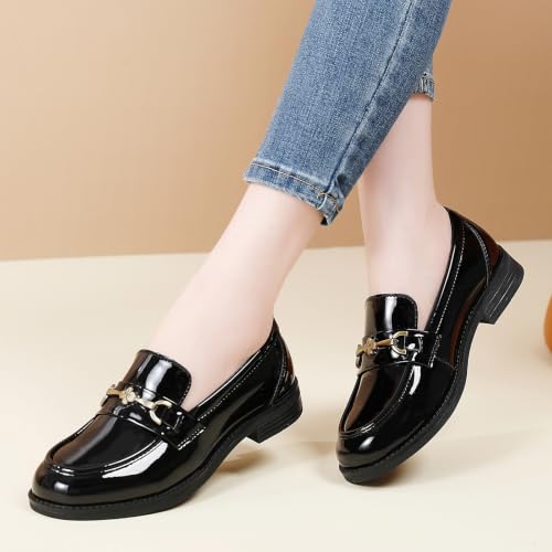 Image of Loafers for Women Womens Shoes Comfortable Dressy Slip On Low Heel Flats