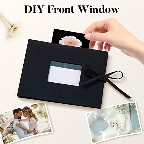 Fabmaker 01A0102-1901A 2 Pack Small Photo Album 4X6, Fabmaker Each Picture Album Holds 24 Horizontal Photos, Linen Cover Picture Photo Book thumb #4