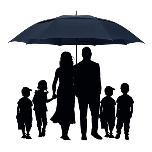 Image of G4Free 47 /54 /62 /68 Inch Automatic Open Golf Umbrella Oversize Extra Large Double Canopy Vented Windproof Waterproof Stick Umbrellas