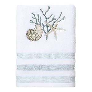 Avanti Linens Coastal Terrazo Duschtuch