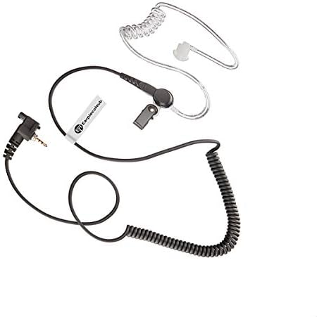 EARPIECEHUB - Listen only Earpiece Compatible with Motorola Tetra/Garda Radio: MTH600, MTH650, MTH800, MTH850, MTP850, MTS850