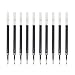 Maydahui 50 Pcs Black Ink Retractable Gel Pen Refills 4.33 inch(11 cm) Replacement Gel Ink Refills 0.7 mm Smooth Writing Pen Refills for Retractable Click Gel Pens School Office Supplies(Black)