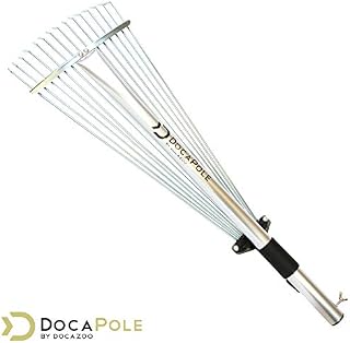 DOCAZOO DocaPole Roof Rake Extension Pole Attachment // Adjustable Roof Rake Attachment
