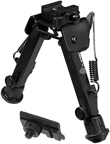 UTG Super Duty Bi-pod with QD Lever Mount, Height 6.0"- 8.5" , Black