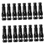 KALLORY 16Pcs Low Voltage Landscape Light Connectors Quick Connectors for Easy Installation No Tools Required for Garden Pathway and Patio Lighting