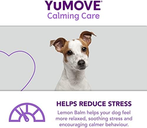 YuMOVE Calming Care for Adult Dogs | Previously YuCALM Dog | Calming Supplement for Dogs who are Stressed or Nervous |60 tablets | Packaging may vary