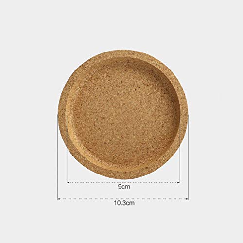 Hemoton 5Pcs Xícara de Cortiça Coasters Placemat Cortiça Bebida Coaster Isolamento Térmico Absorvent