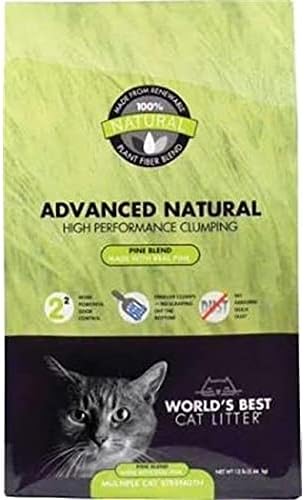 World's Best Cat Litter Advanced Zero Mess Pine Cat Litter, 12 lb