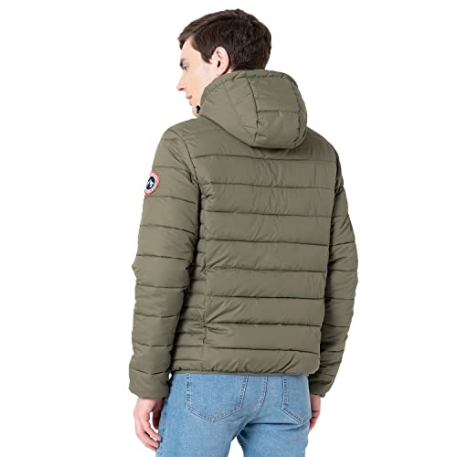 Image of Red Tape Men Polyester Standard Length Solid Padded Jacket