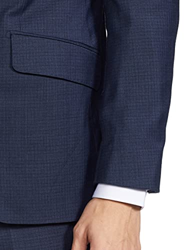 Image of Raymond Men's Wool SB2 BTN Notch Lapel Floating Suit-1 Dress Set