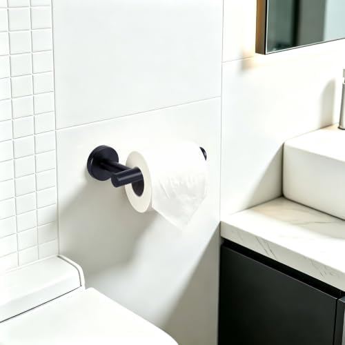 Sotuai Toilet Paper Holder Wall Mount - Matte Black — view 3