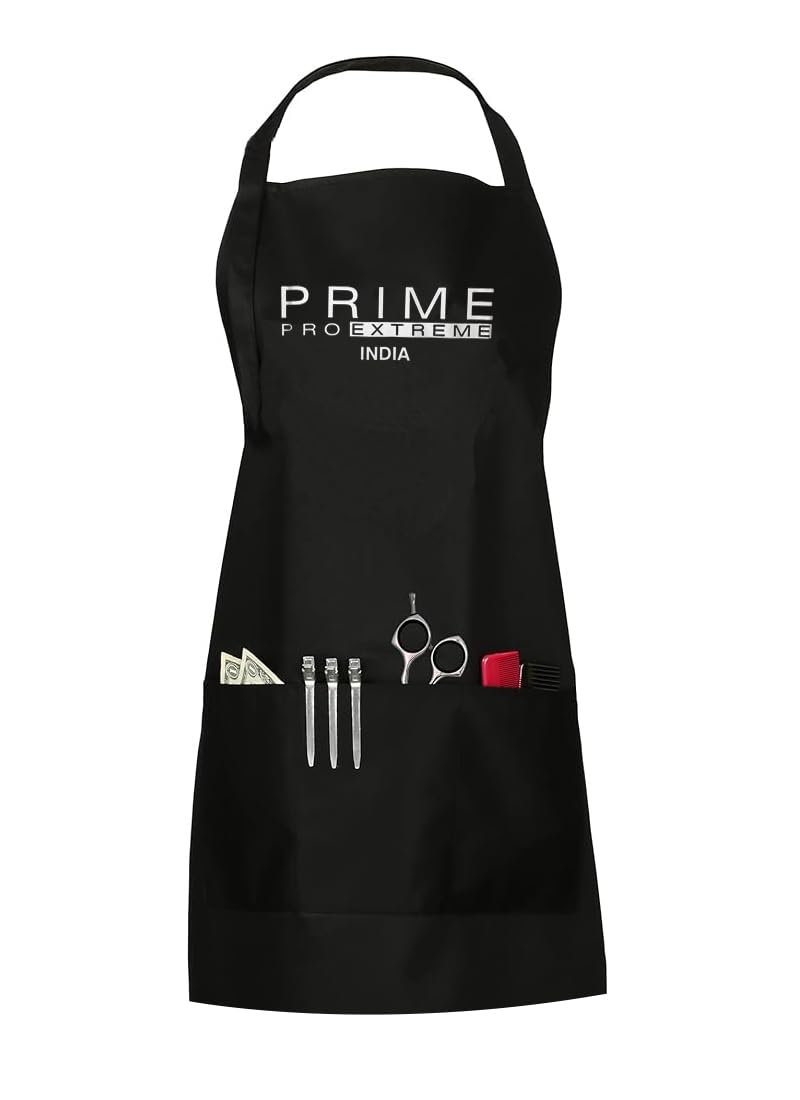 PRIME PRO EXTREME® Hair Stylist Apron With Pockets Waterproof Hairdresser Barber Aprons Salon Cape For Men/Women (Apron)