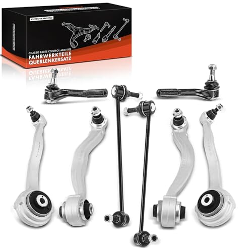 Frankberg 4x Querlenker 2x Koppelstange 2x Spurstangenkopf Vorne Kompatibel mit C-Klasse W203 CL203 2000-2008 CLK A209 C209 2002-20010 Replace# 2033303611