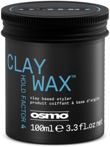 Osmo Firm Hold Clay Wax for Matte Finish Without Shine for a Natural Looking All Day Long Hold for All Hair Types 100ml (Pack of 1)