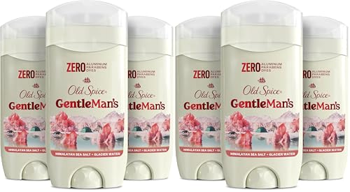 Old Spice GentleMan's Aluminum Free Dry Feel Deodorant for Men,24/7 Lasting Freshness,Gentle on Skin with Skin Conditioners,Himalayan Sea Salt + Glacier Water Scent,3.0 oz,(Pack of 6) - image 1