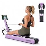 TOUSAINS Máquina de remo para gimnasio en casa, remo silencioso para interiores