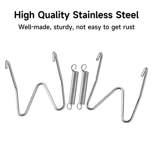 Fasunry 10 Pack Plate Hangers, 4 Inch Wall Plate Hangers with 12 Pack Wall Hooks, Compatible 4 to 4.5 Inch Decorative Arts