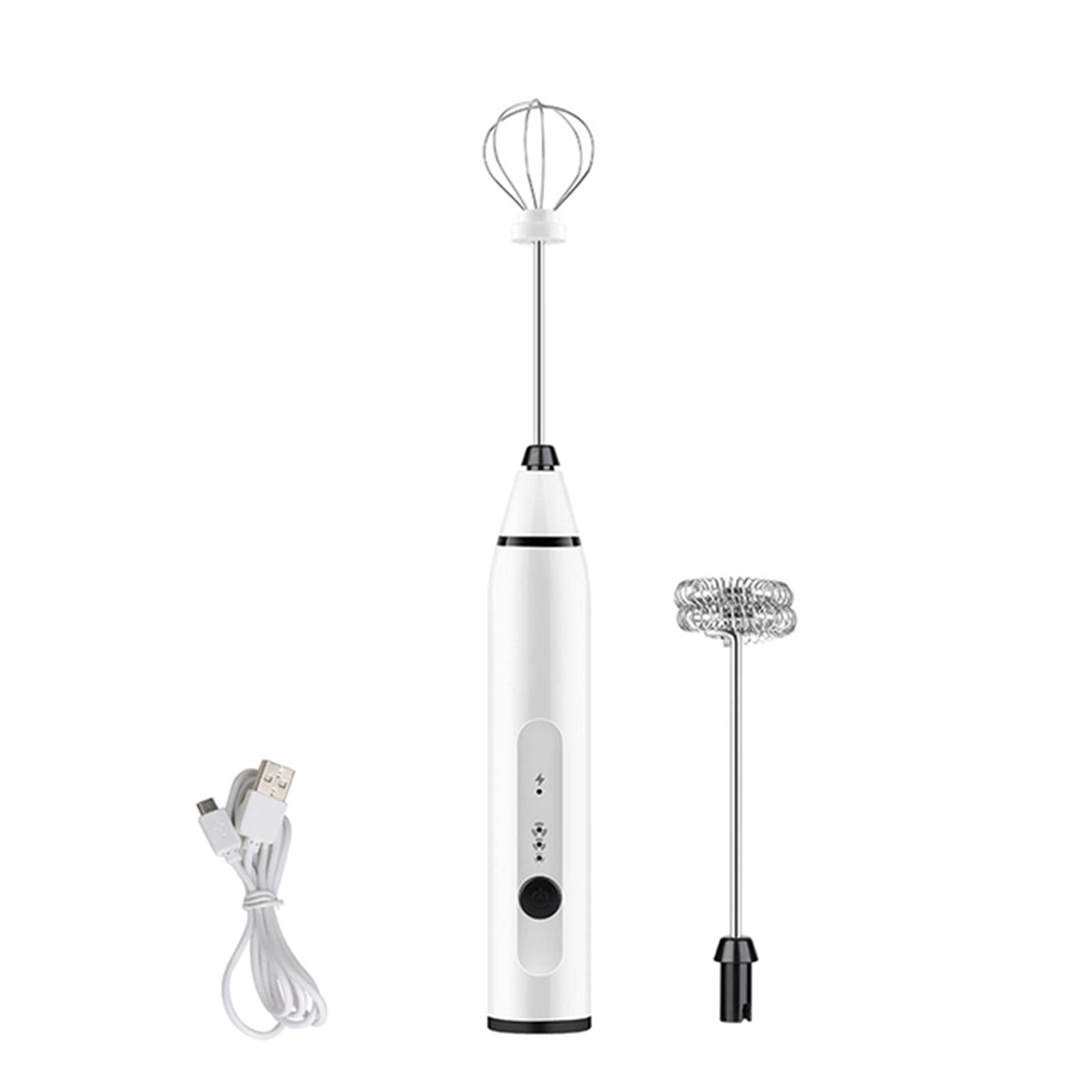 Frullino Per Le Uova Elettrico, Montalatte Schiuma Latte Bevanda Per Caffè Frusta Mixer USB Ricaricabile Mini Manico Agitatore Utensile Da Cucina Per Cucina, Batteria Incorporata Da 1200 MAh