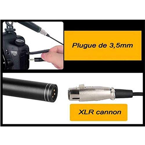 Microfone Shotgun Super Unidirecional Ultra-cardióide Condensador 944 - Lorben