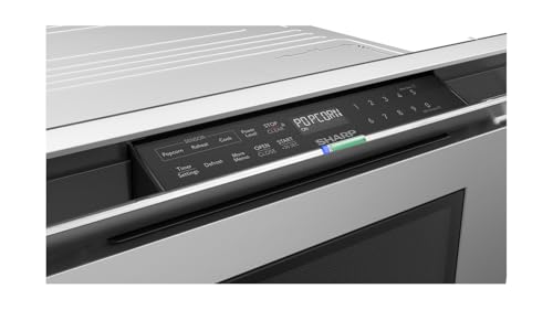 SHARP SMD2479JS Smart Microwave Drawer Oven with Easy Wave Open, 24-inch, 1.2 Cubic Feet, 950 Watt, Concealed Glass Touch Control Panel, Compatible with Alexa Certified, Stainless Steel by Sharp - Image 9
