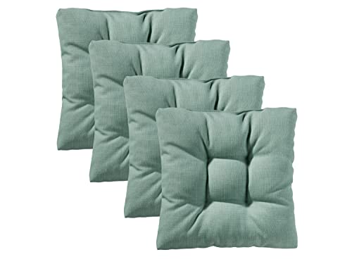 Traumnacht Stuhlkissen Cozy 4er Set, Bequeme Sitzkissen für Gartenstuhl, Küche