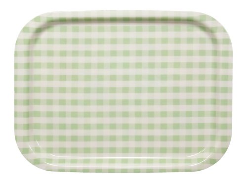Amazon｜Rトレー ミルキーチェック(L)グリーン(ノンスリップ加工