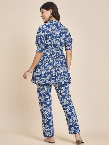 Image of Truvon Fashions Women's Co-Ords Set, Kurta and Pant Set
