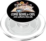 Photo Gallery coffee books & cats are where it s at floral book cat coffee popsockets popgrip per magsafe Photo Gallery coffee books & cats are where it s at floral book cat coffee popsockets popgrip per magsafe