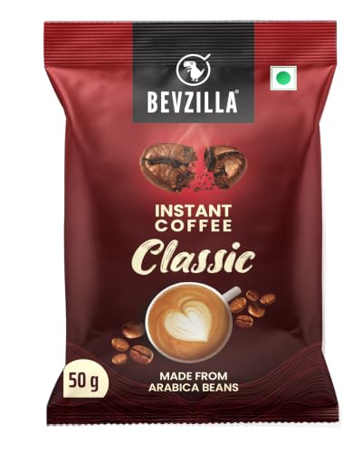 Image of Bevzilla 400 Grams (50 Gm X 8 Bags) Premium Classic Strong Coffee Powder | Make 50 Cups| Best for Espresso, Latte & Cappucino| Enjoy Hot & Cold Coffee