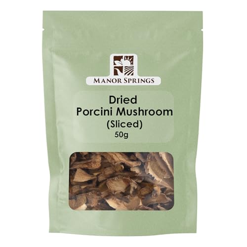 Dried Porcini Mushrooms (Sliced) 50g by Manor Springs