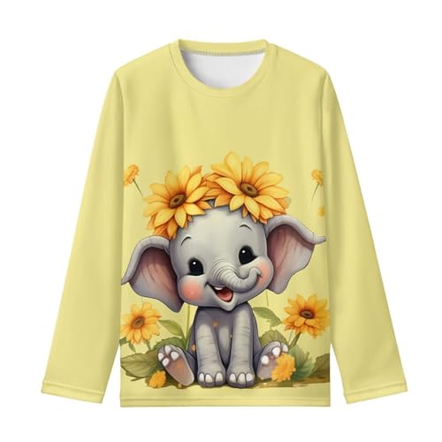 Image of Girls Basic Tee Shirts Outdoor Long Sleeve Shirt Winter Clothes Size 3-16 Top Fall Clothes Gift for Holiday