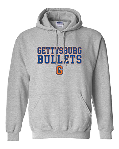 CreateMyTee Gettysburg College G Unisex Hooded Sweatshirt - Gettysburg Bullets Apparel