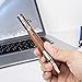Umbrotiger Premium Bolt-Action Pen Gift Set - Elegant Copper Retractable Ballpoint for Men, Corporate & Birthday Gifts with Stress Relief Design (eplaceable refills + Gift Box) (Brown)