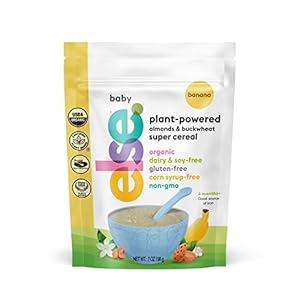 Else Nutrition Super Cereal For Babies 6 mo+, Made With Real Whole Plants for a Nutritionally Balanced meal, with gluten…